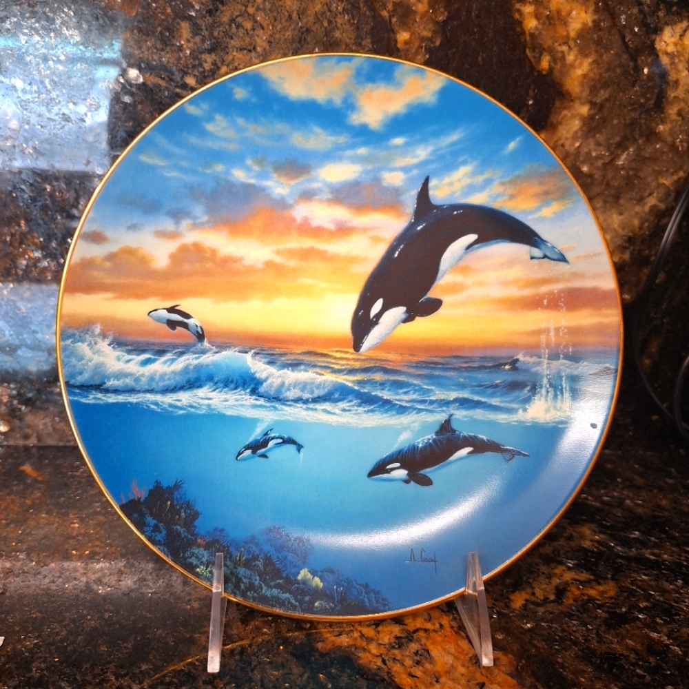 "Jumping for Joy" 1991 Limited-Edition Plate